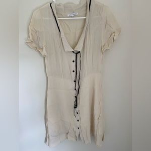 White Button-Up Dress